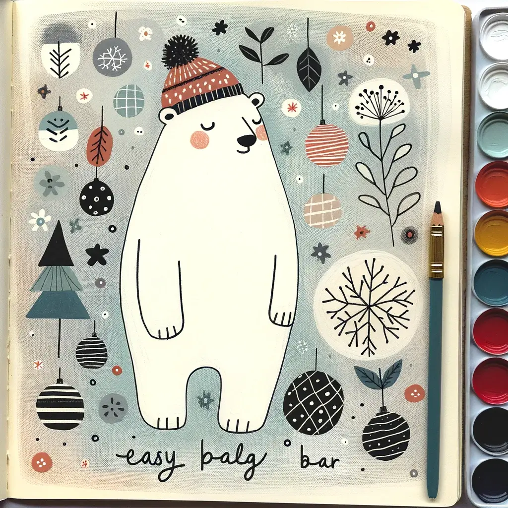 A Simple Polar Bear Sketchbook Idea